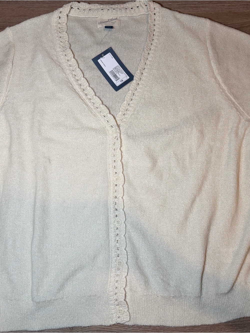 Classic Cream Women's Cardigan Sweater